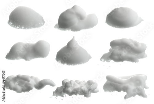 Shave foam (cream)  isolated on white photo