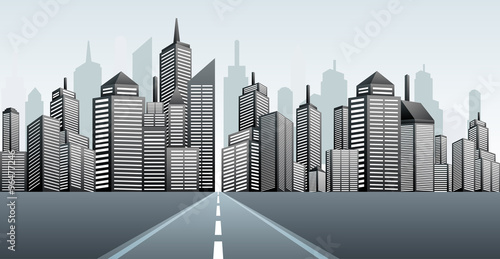 Cityscape skyline
