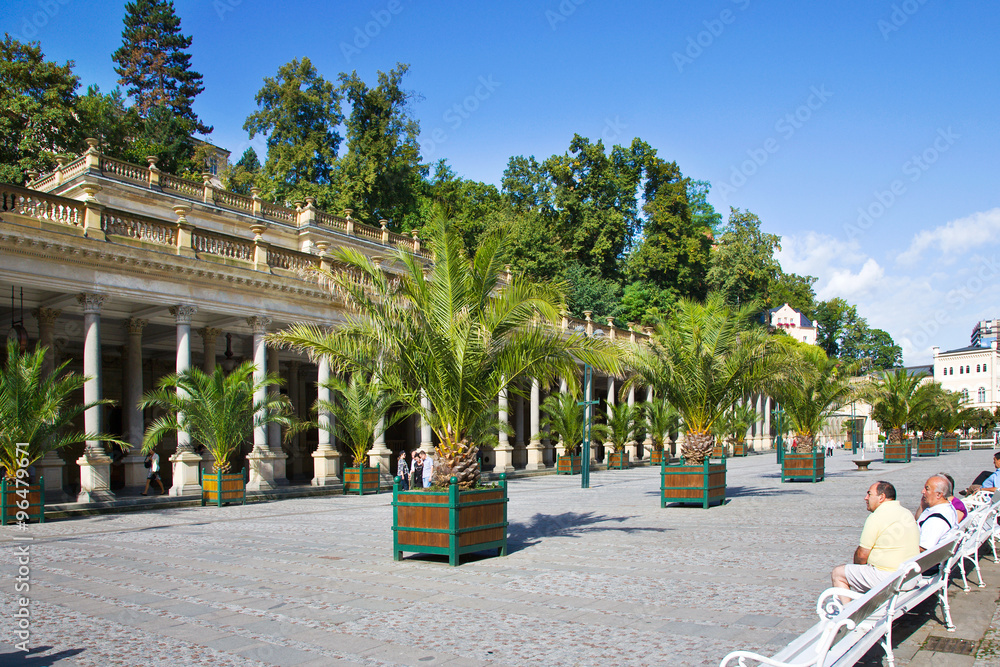 Mill Collonade, spa town Karlovy Vary, Czech republic, Europe Mill Collonade, spa town Karlovy Vary, Czech republic, Europe