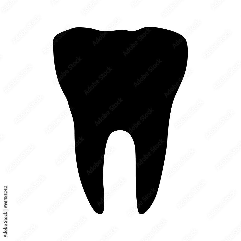 Tooth (molar) flat icon for app and website Tooth (molar) flat icon for app and website