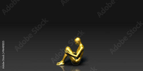 Εκτύπωση καμβά The Fetal Comfort Yoga Pose