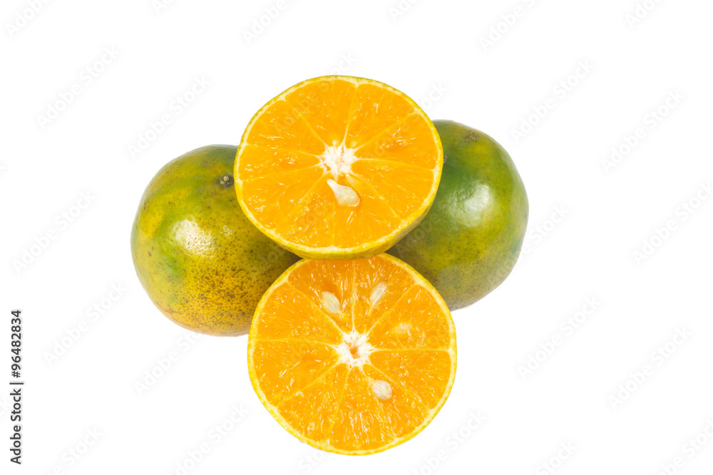 slices of orange isolated on white
slices of orange isolated on white