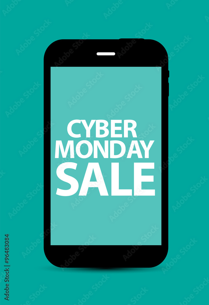 Cyber Monday SALE Label Vector Illustration Cyber Monday SALE Label Vector Illustration
