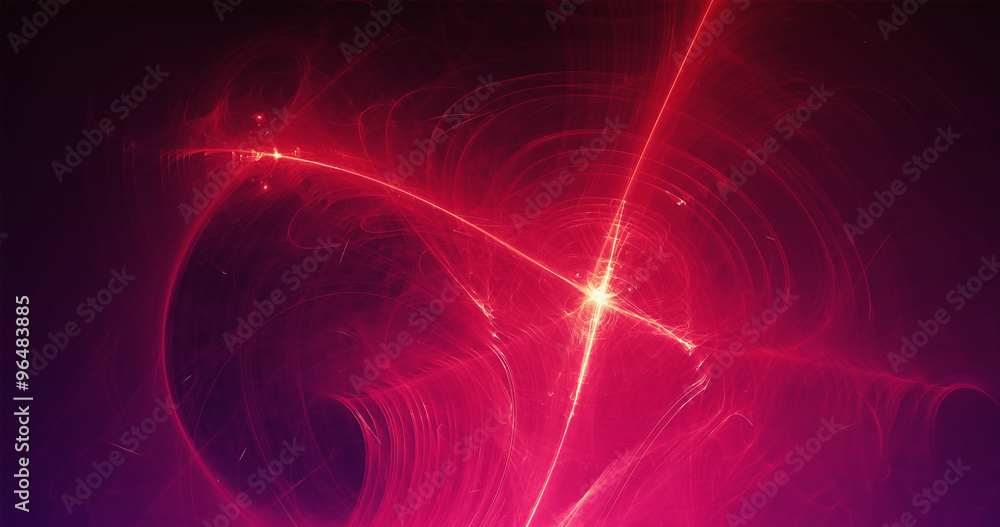 Obraz premium Abstract Background Light Lines And Curves With Particles