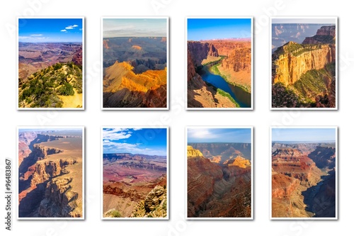 Grand Canyon landscapes collage
