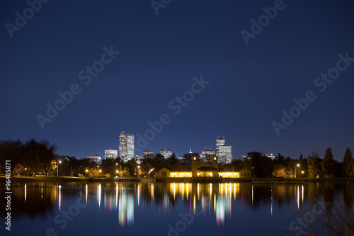 Denver Skyline at Night