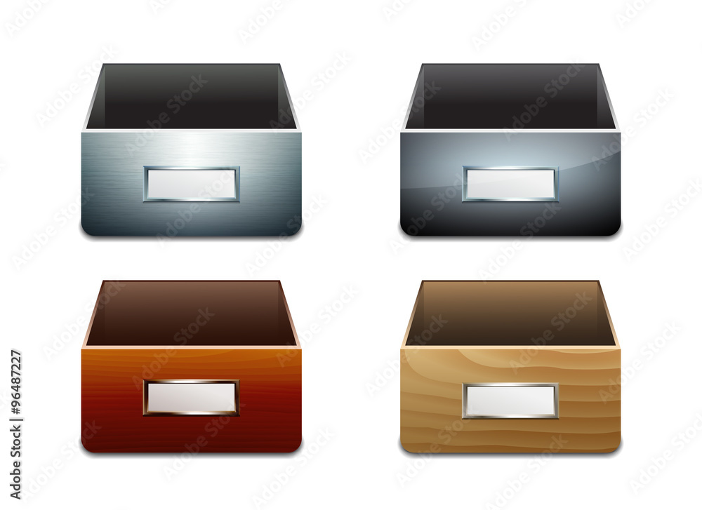 Vector File Cabinets for Documents. Vector File Cabinets for Documents.