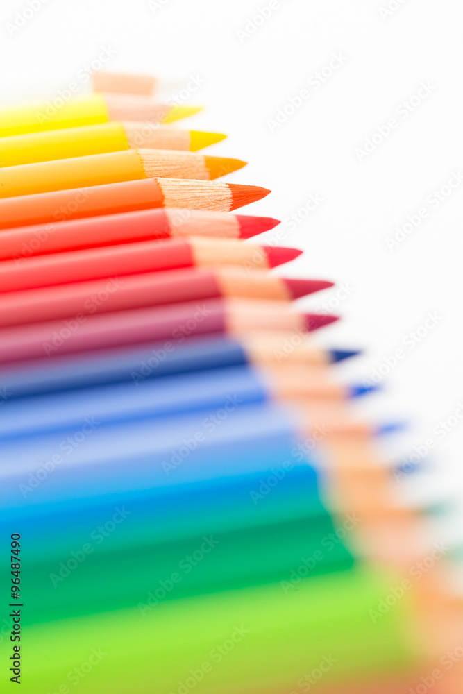 Obraz premium Different of colour pencil
