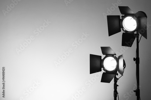 Fotobehang Equipment for photo studios and fashion photography