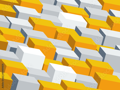 Background with cubes