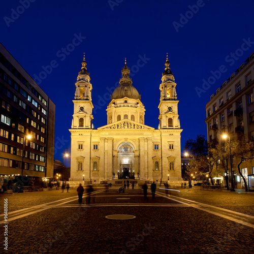 St. Stephen's Basilica, one of the famous landmarks of Budapest, Hungary