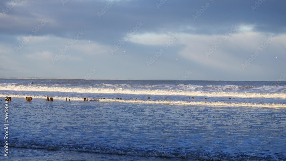 Strong waves at the North Sea Beach, Aberdeen, Scotland
Strong waves at the North Sea Beach, Aberdeen, Scotland
