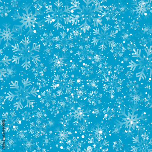 Christmas snowflakes seamless background