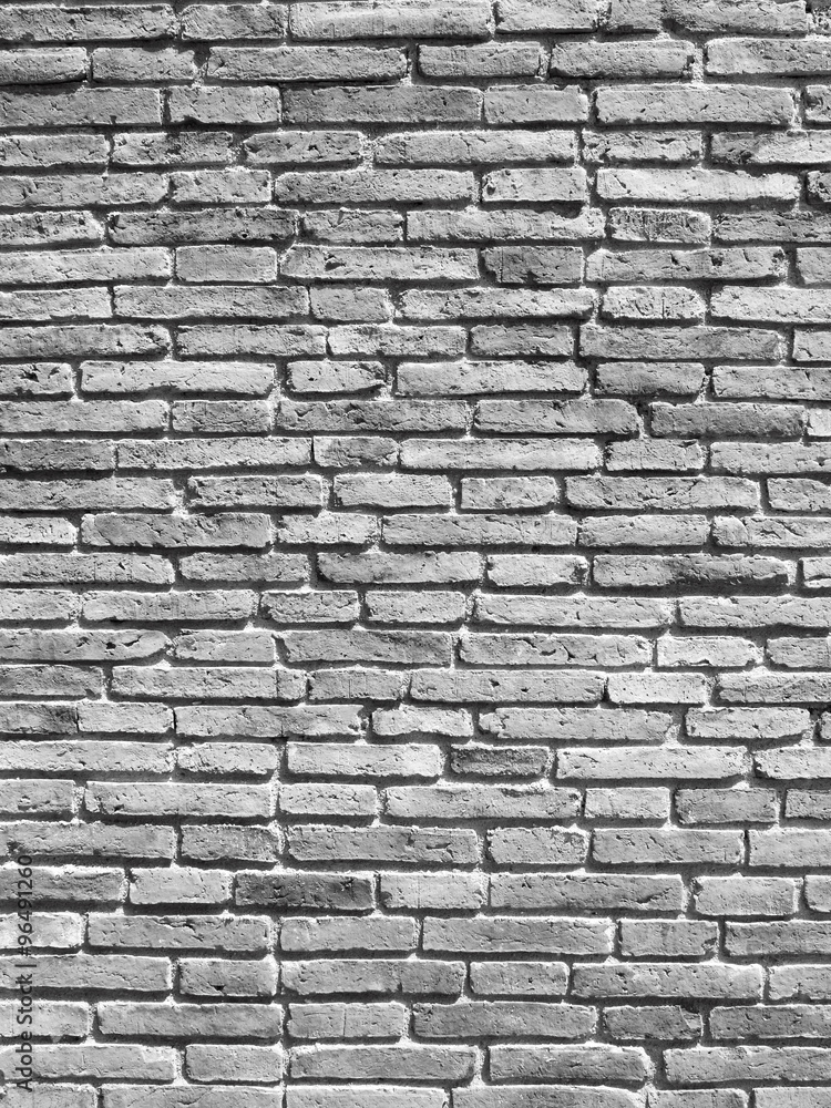 gray old brick wall