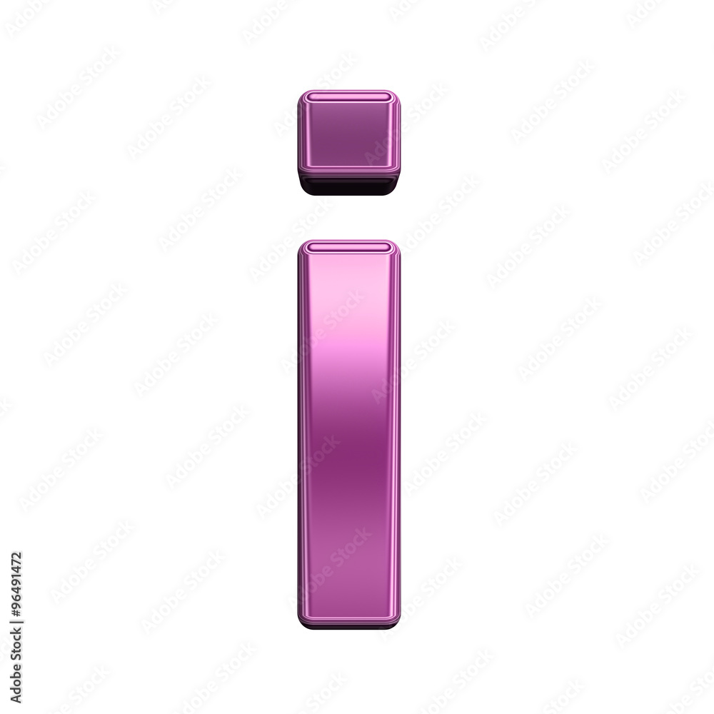 One lower case letter from shiny pink alphabet set, isolated on white. Computer generated 3D photo rendering. One lower case letter from shiny pink alphabet set, isolated on white. Computer generated 3D photo rendering.