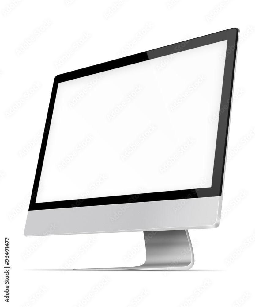 Flat screen computer monitor. Flat screen computer monitor.