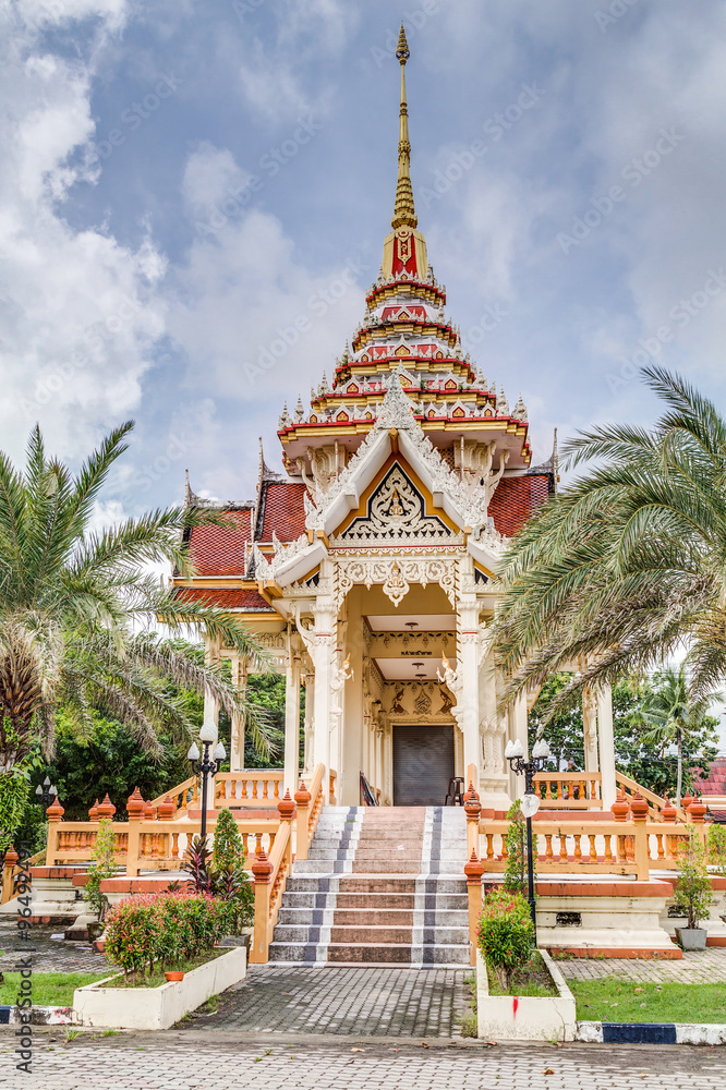 Wat Chalong or Wat Chaiyathararam, Chalong, Phuket,   Thailand