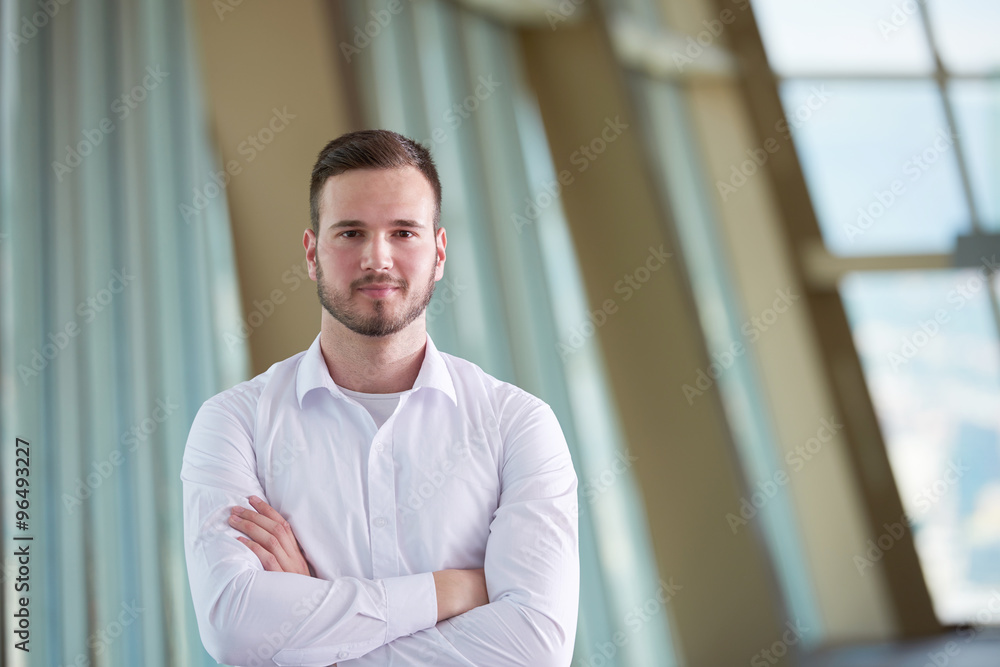 business man with beard at modern office business man with beard at modern office