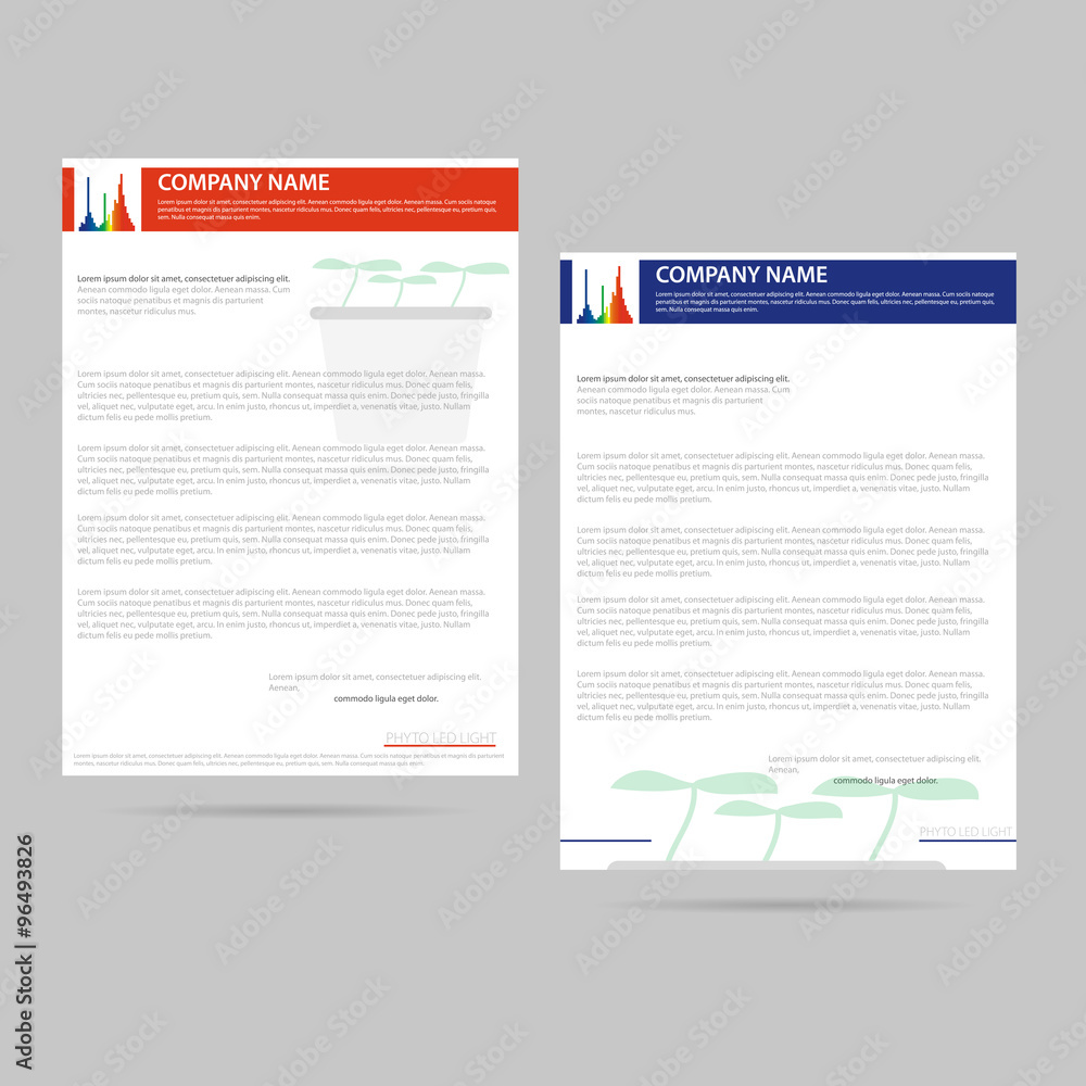 Letter template for company Letter template for company