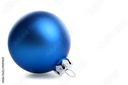 very beautiful Christmas ball on white isolated background