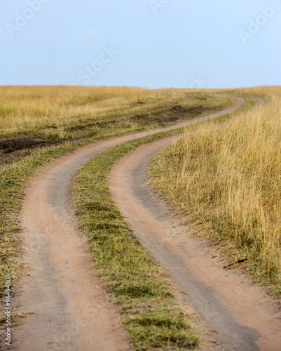 Road to the National Reserve of Kenya