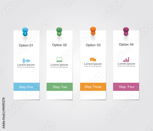 Infographic report template. Vector illustration