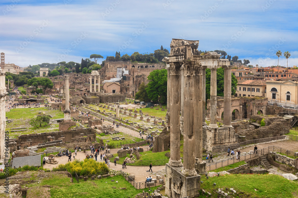 The Forum Romanum, Italy