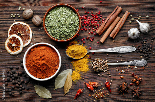 Fototapeta Naklejka Na Ścianę i Meble -  various spices