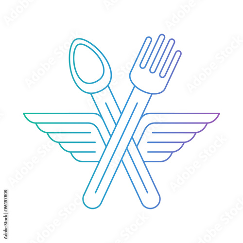 Food delivery. Catering. Fast food area.