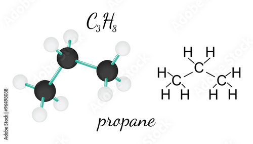 C3H8 hexamethylenetetramine molecule