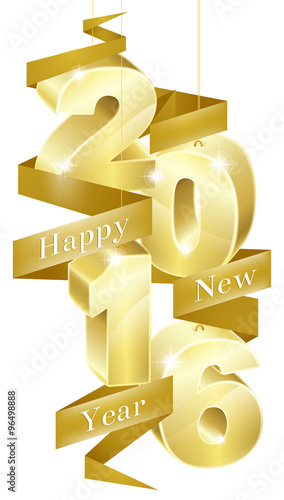 New Year 2016 Concept