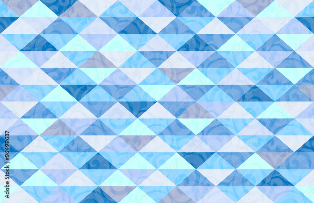 Blue Mint Marble Triangle Pattern Background Illustration Blue Mint Marble Triangle Pattern Background Illustration