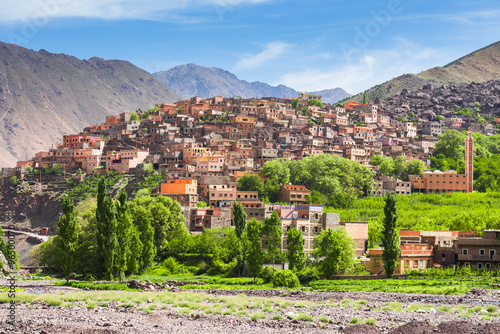 Town of Aroumd, Toubkal national park, Morocco photo