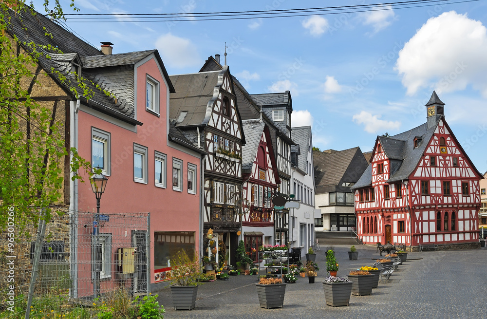 typical square in Cochem typical square in Cochem
