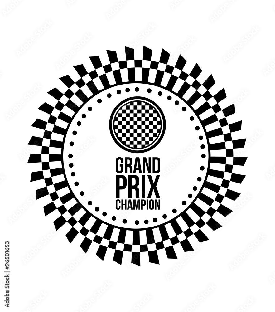 Obraz premium racing league design 