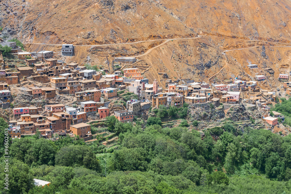 Small village near Imlil in the Atlas Mountains, Morocco