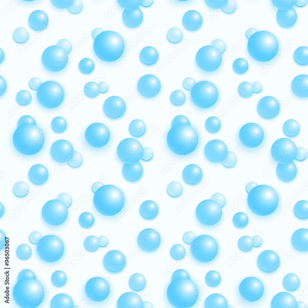 3d balls with shadow seamless background. 