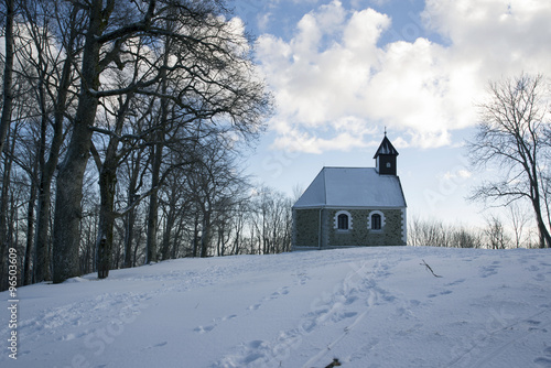 Wallpaper Mural Chapel on Medvednica Torontodigital.ca