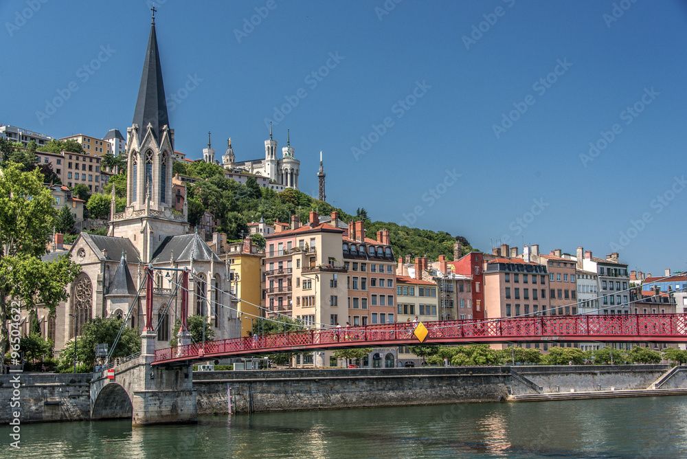 Fototapeta premium Lyon, colline de Fourvière