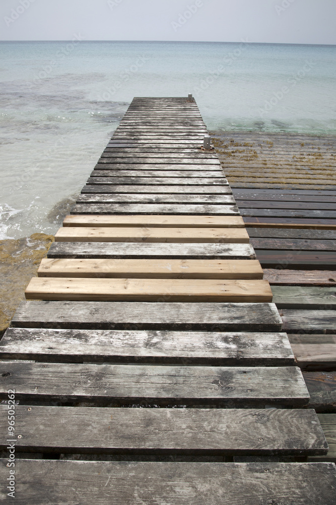 Pier and Jetty, Valencians Beach; Formentera Pier and Jetty, Valencians Beach; Formentera