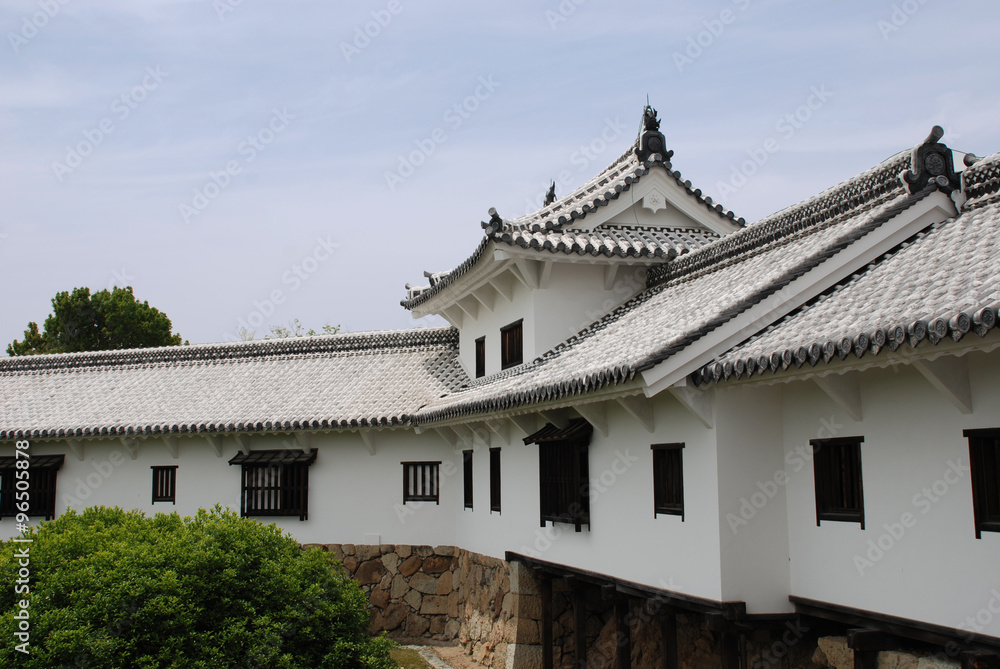 Building at Himeji Castle, Kansai, Japan