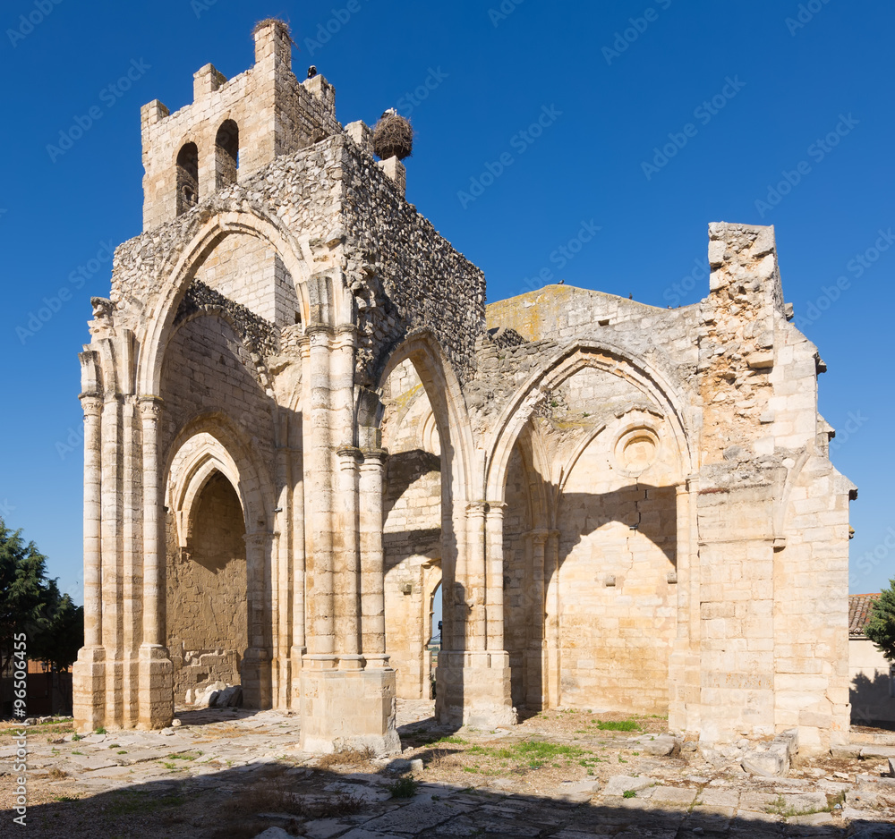 Ruins of  Church of Santa Eulalia in Palenzuela