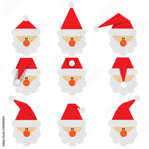 Santa Claus in a Christmas hat