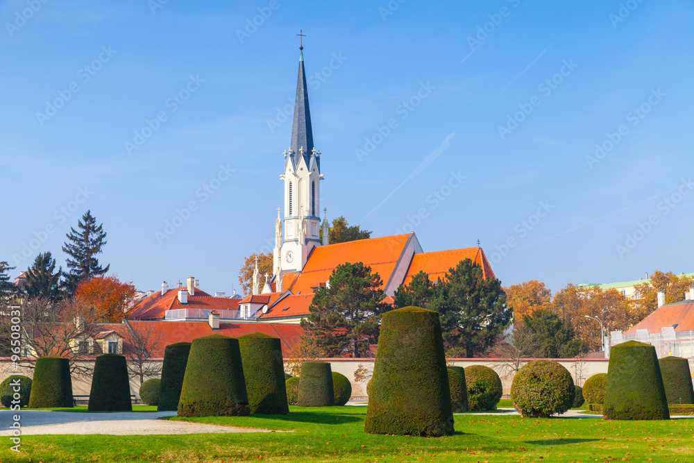 Fototapeta premium Catholic parish church Maria Hietzing