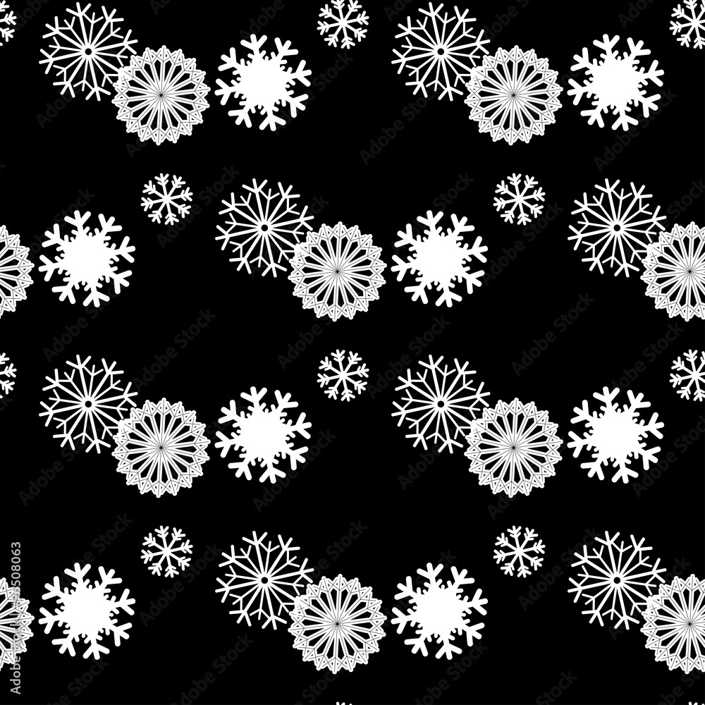 Snowflake vector pattern Snowflake vector pattern