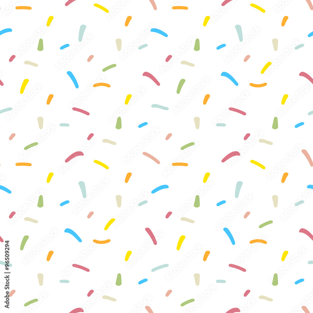 Confetti seamless pattern. Confetti seamless pattern.