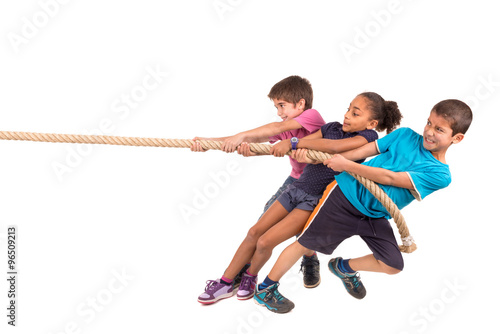 Rope pulling photo