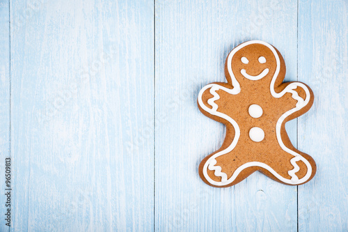 Christmas man-shaped cookie gingerbread