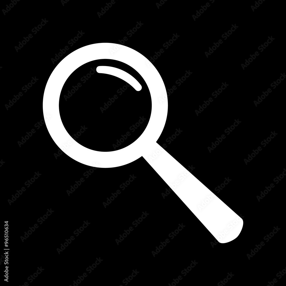 Magnifier Glass. Search icons. Vector