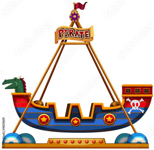 Viking ride in carnival